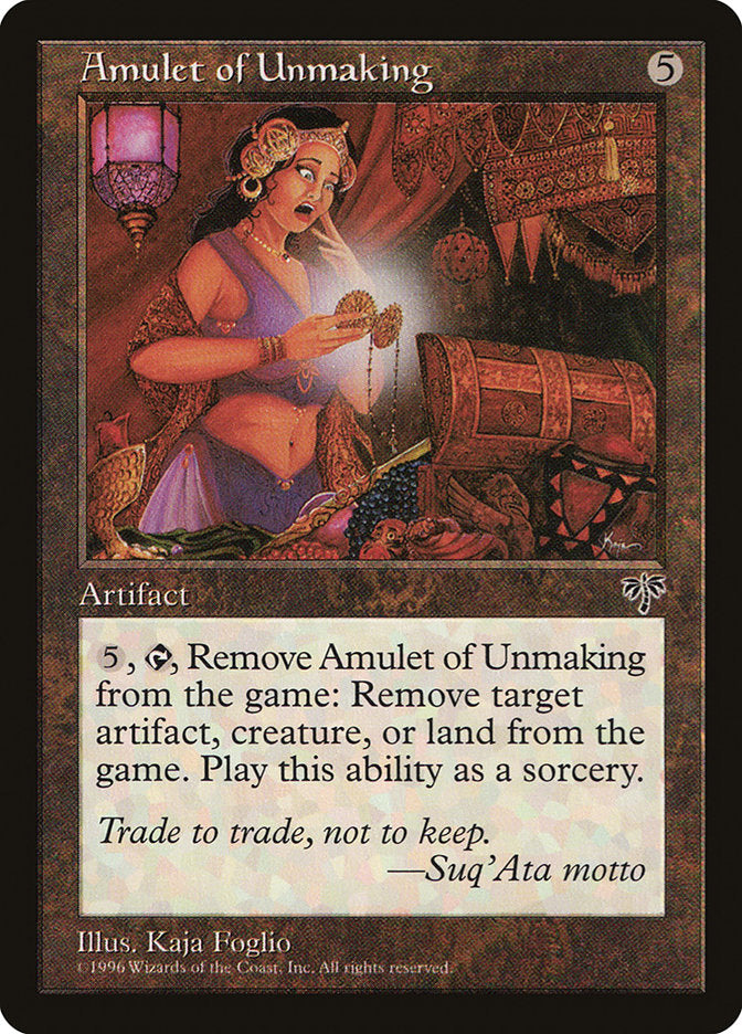 Amulet of Unmaking [Mirage] | Pandora's Boox