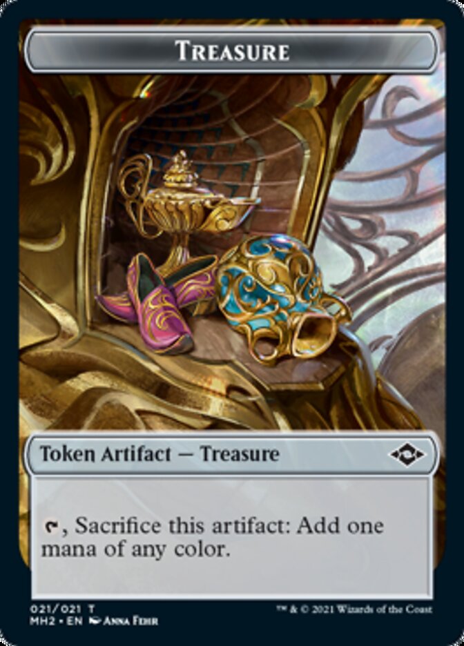 Insect // Treasure (21) Double-Sided Token [Modern Horizons 2 Tokens] | Pandora's Boox
