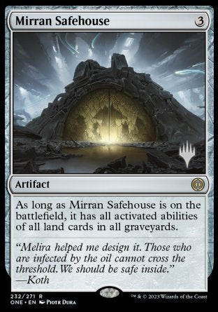 Mirran Safehouse (Promo Pack) [Phyrexia: All Will Be One Promos] | Pandora's Boox