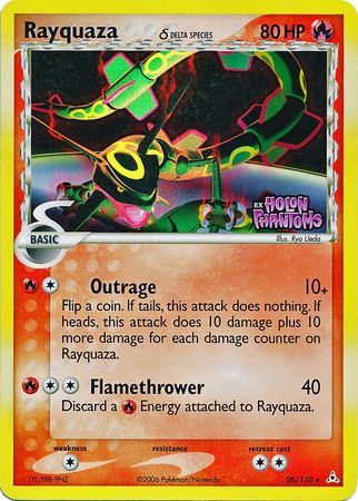 Rayquaza (26/110) (Delta Species) (Stamped) [EX: Holon Phantoms] | Pandora's Boox