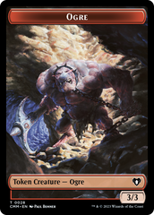 Treasure // Ogre Double-Sided Token [Commander Masters Tokens] | Pandora's Boox
