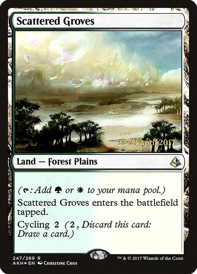 Scattered Groves [Amonkhet Prerelease Promos] | Pandora's Boox