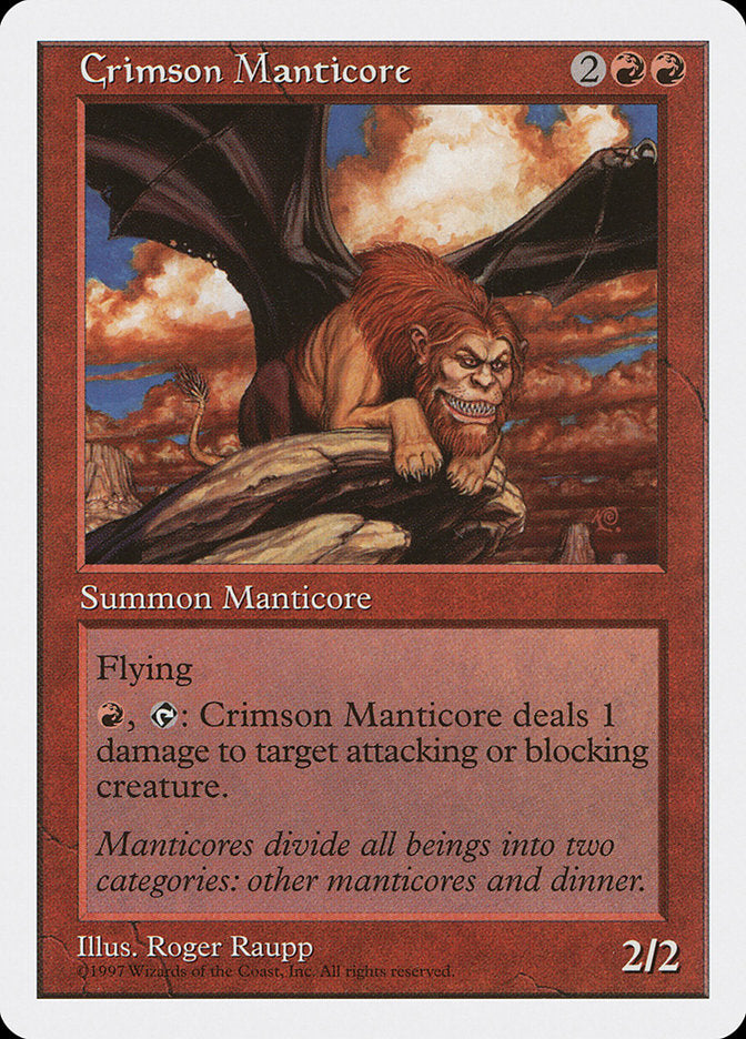 Crimson Manticore [Fifth Edition] | Pandora's Boox