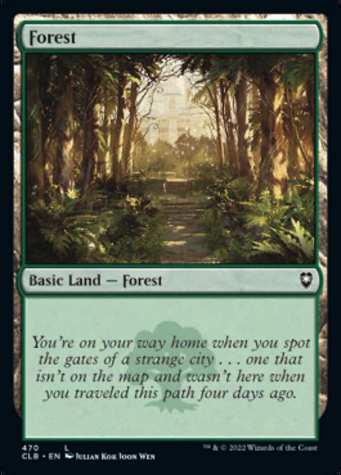 Forest (470) [Commander Legends: Battle for Baldur's Gate] | Pandora's Boox
