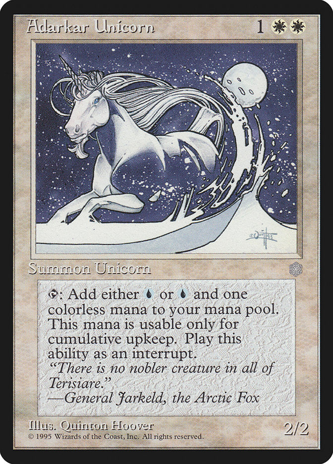 Adarkar Unicorn [Ice Age] | Pandora's Boox