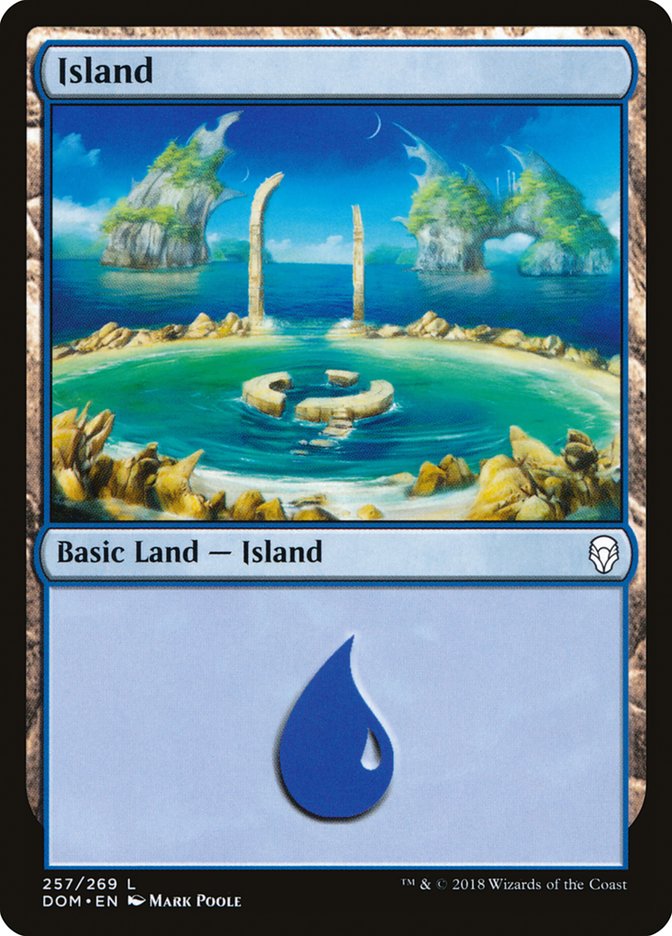Island (257) [Dominaria] | Pandora's Boox