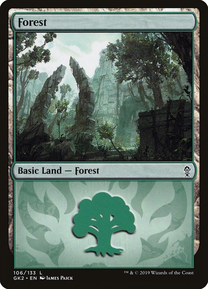 Forest (106) [Ravnica Allegiance Guild Kit] | Pandora's Boox