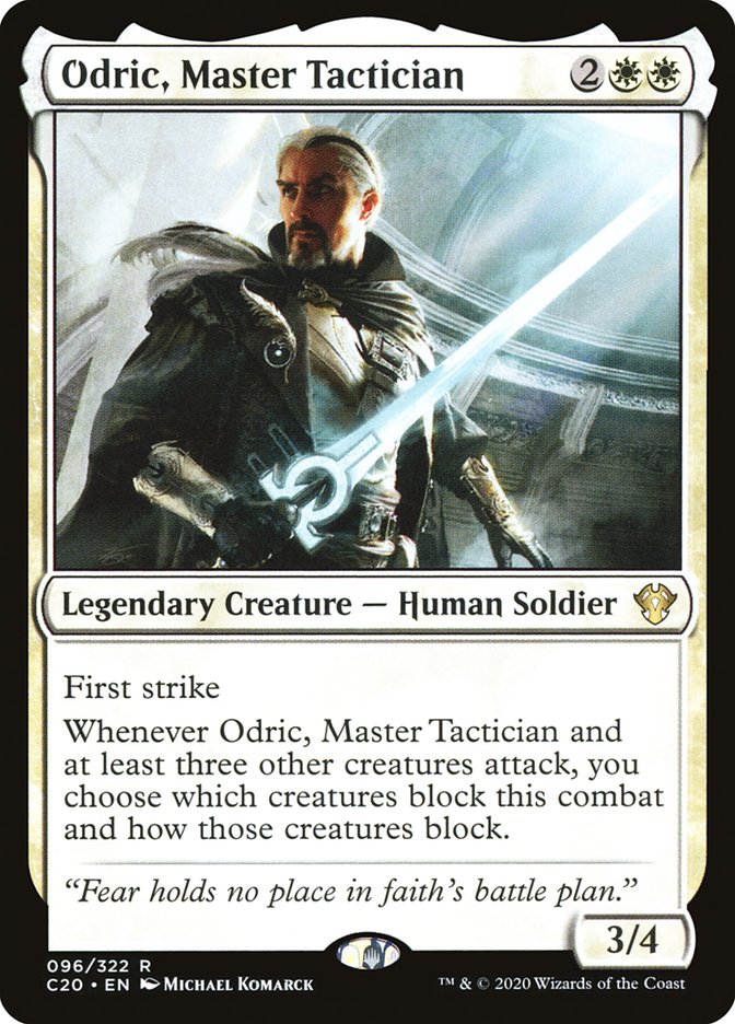 Odric, Master Tactician [Commander 2020] | Pandora's Boox