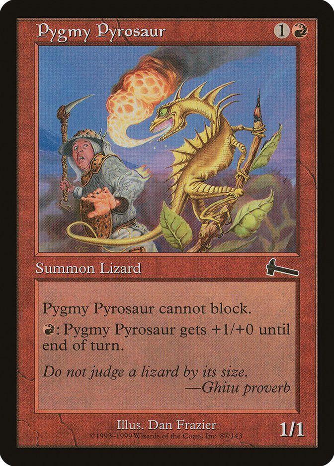Pygmy Pyrosaur [Urza's Legacy] | Pandora's Boox