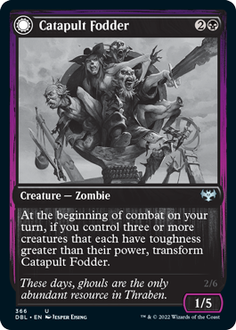 Catapult Fodder // Catapult Captain [Innistrad: Double Feature] | Pandora's Boox