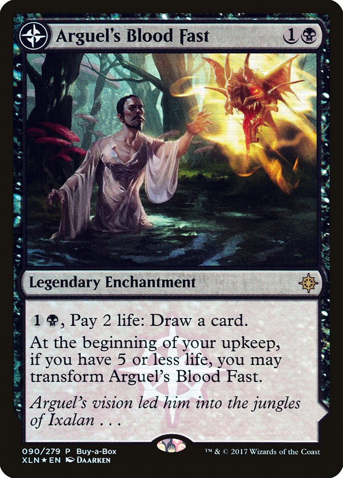 Arguel's Blood Fast // Temple of Aclazotz (Buy-A-Box) [Ixalan Treasure Chest] | Pandora's Boox