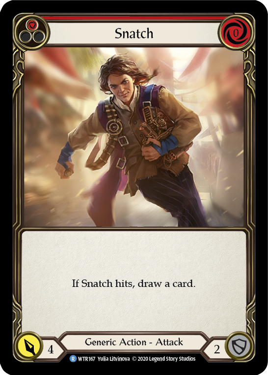Snatch (Red) [WTR167] Unlimited Edition Rainbow Foil