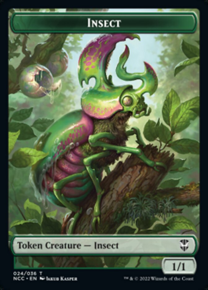Ogre // Insect Double-Sided Token [Streets of New Capenna Commander Tokens] | Pandora's Boox