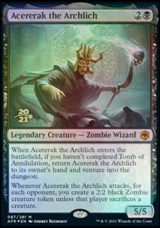 Acererak the Archlich [Dungeons & Dragons: Adventures in the Forgotten Realms Prerelease Promos] | Pandora's Boox