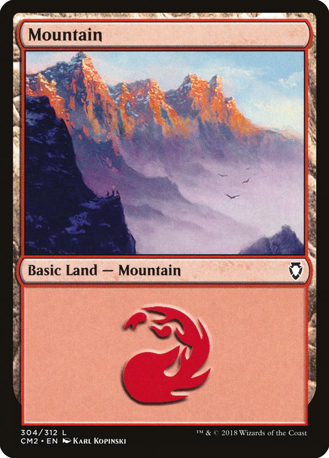Mountain (304) [Commander Anthology Volume II] | Pandora's Boox