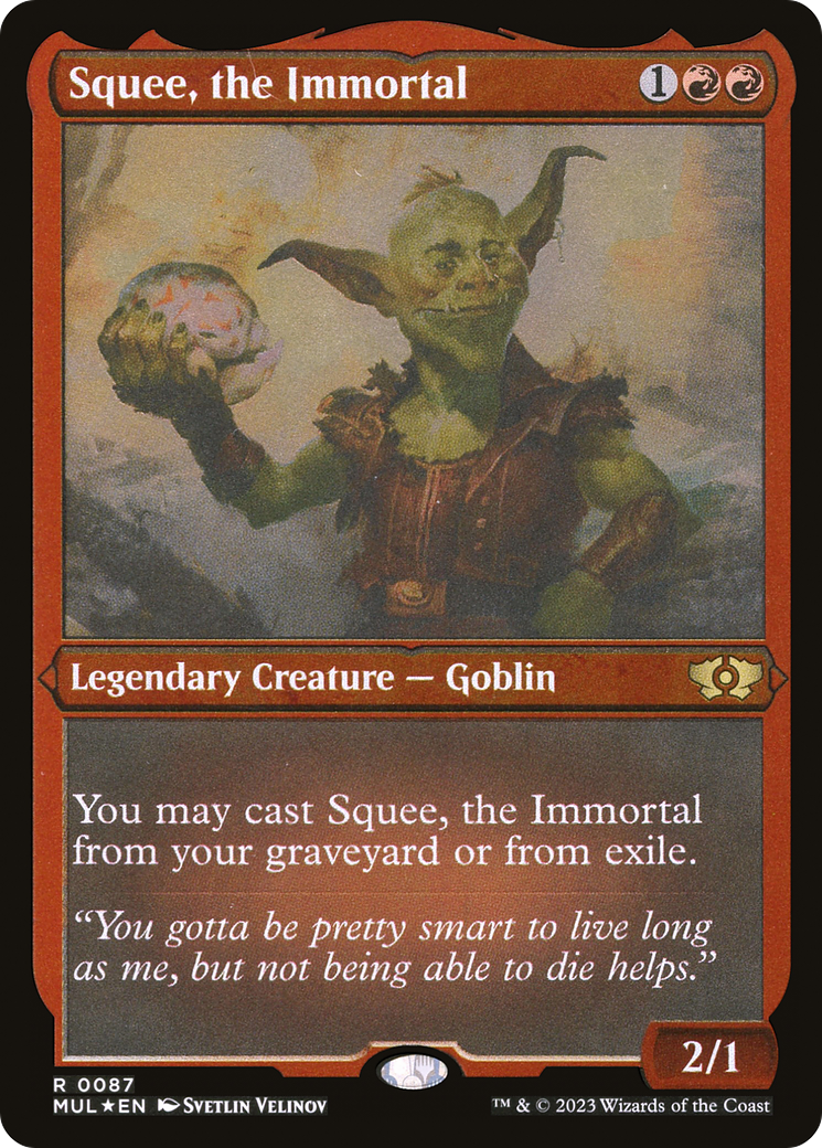 Squee, the Immortal (Foil Etched) [Multiverse Legends] | Pandora's Boox