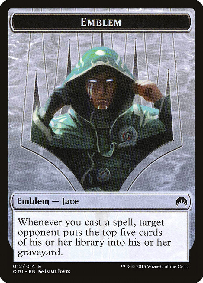 Jace, Telepath Unbound Emblem [Magic Origins Tokens] | Pandora's Boox