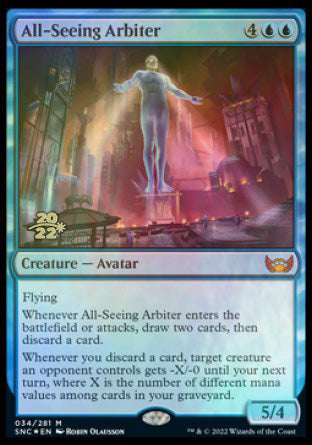 All-Seeing Arbiter [Streets of New Capenna Prerelease Promos] | Pandora's Boox