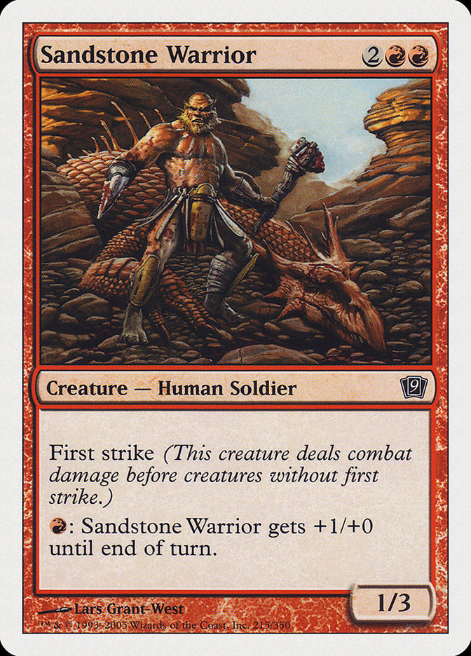Sandstone Warrior [Ninth Edition] | Pandora's Boox