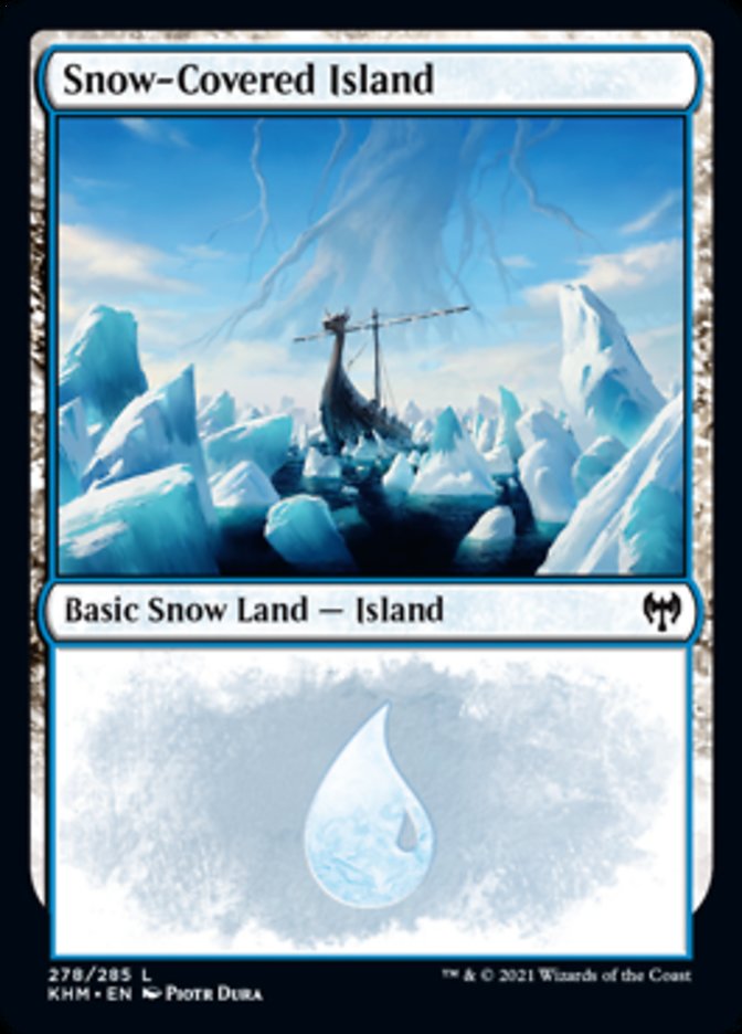 Snow-Covered Island (278) [Kaldheim] | Pandora's Boox