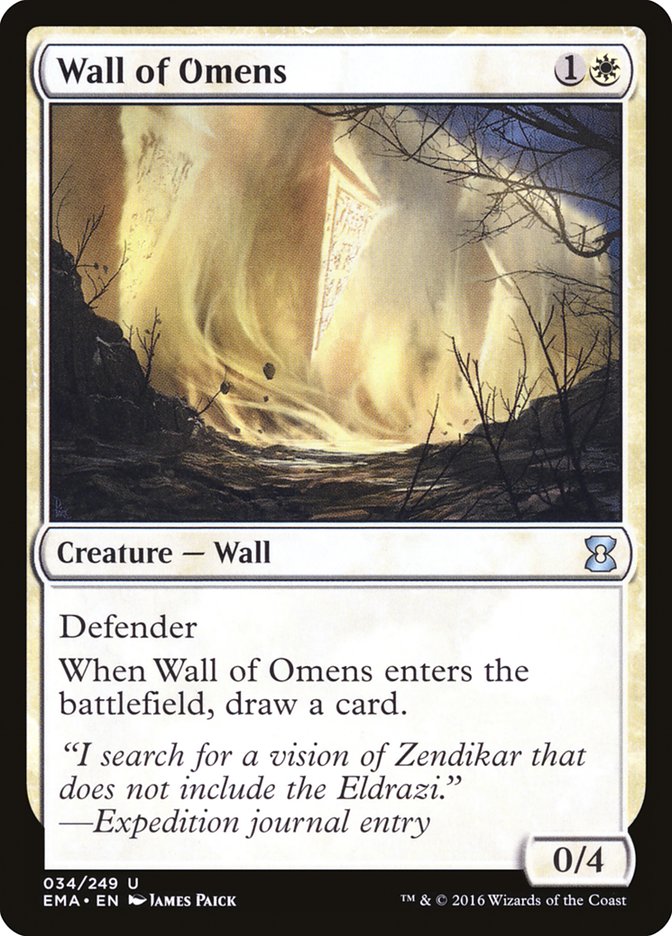 Wall of Omens [Eternal Masters] | Pandora's Boox