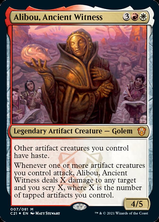 Alibou, Ancient Witness [Commander 2021] | Pandora's Boox