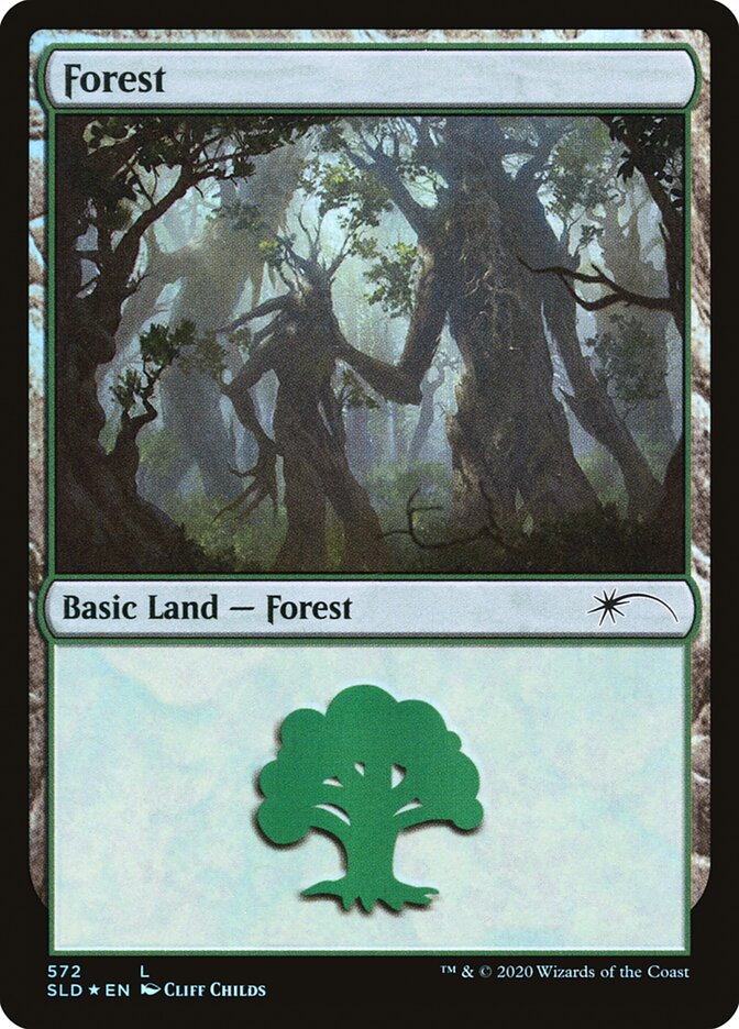 Forest (Tree Hugging) (572) [Secret Lair Drop Promos] | Pandora's Boox