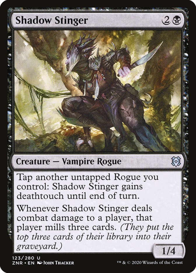 Shadow Stinger [Zendikar Rising] | Pandora's Boox