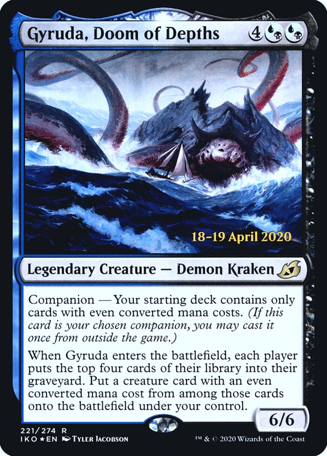 Gyruda, Doom of Depths [Ikoria: Lair of Behemoths Prerelease Promos] | Pandora's Boox