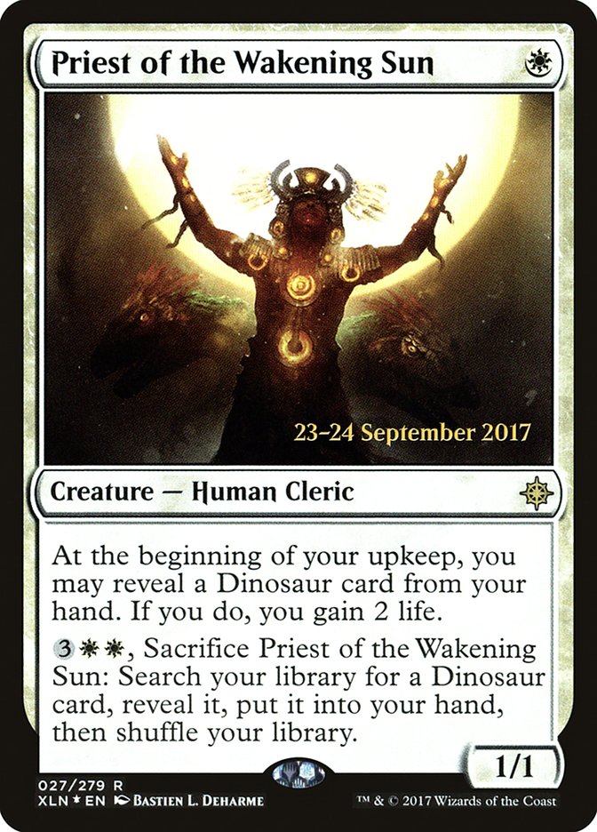 Priest of the Wakening Sun [Ixalan Prerelease Promos] | Pandora's Boox