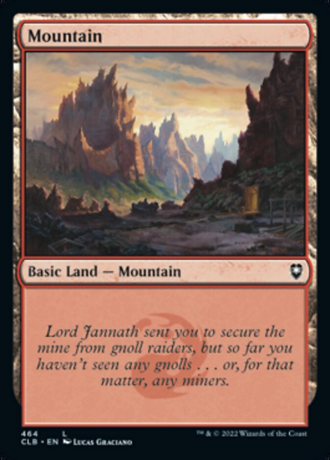 Mountain (464) [Commander Legends: Battle for Baldur's Gate] | Pandora's Boox