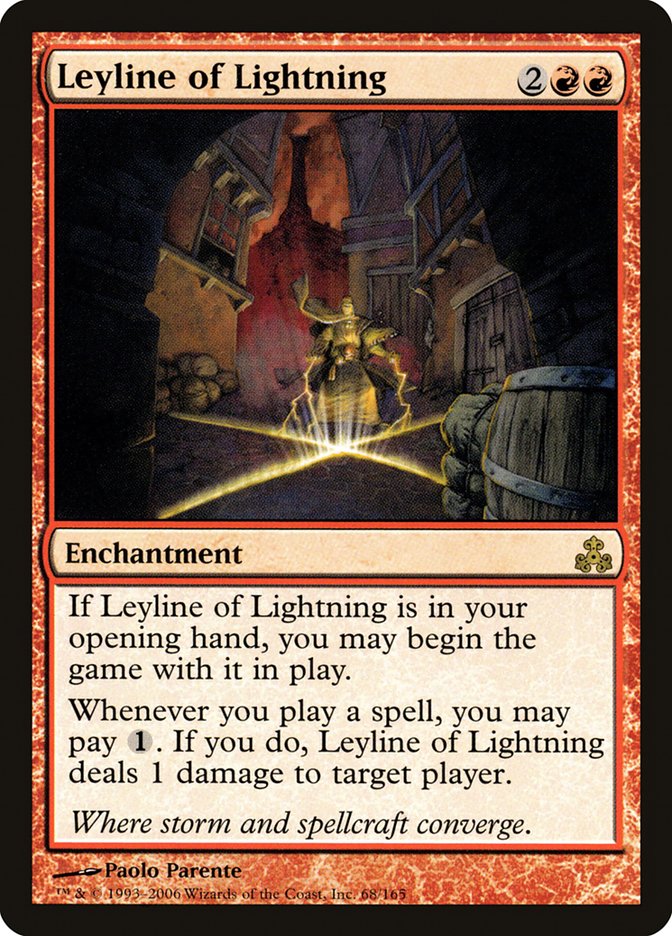 Leyline of Lightning [Guildpact] | Pandora's Boox