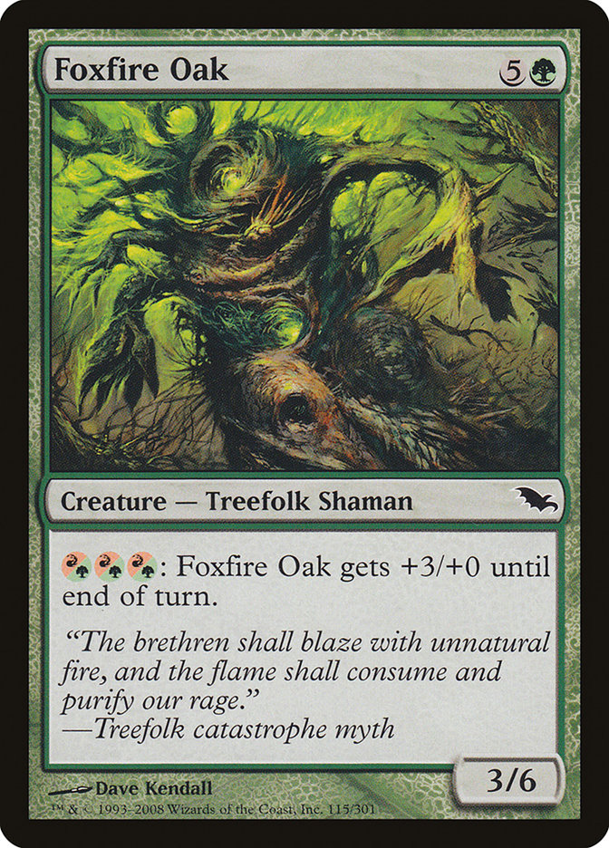 Foxfire Oak [Shadowmoor] | Pandora's Boox