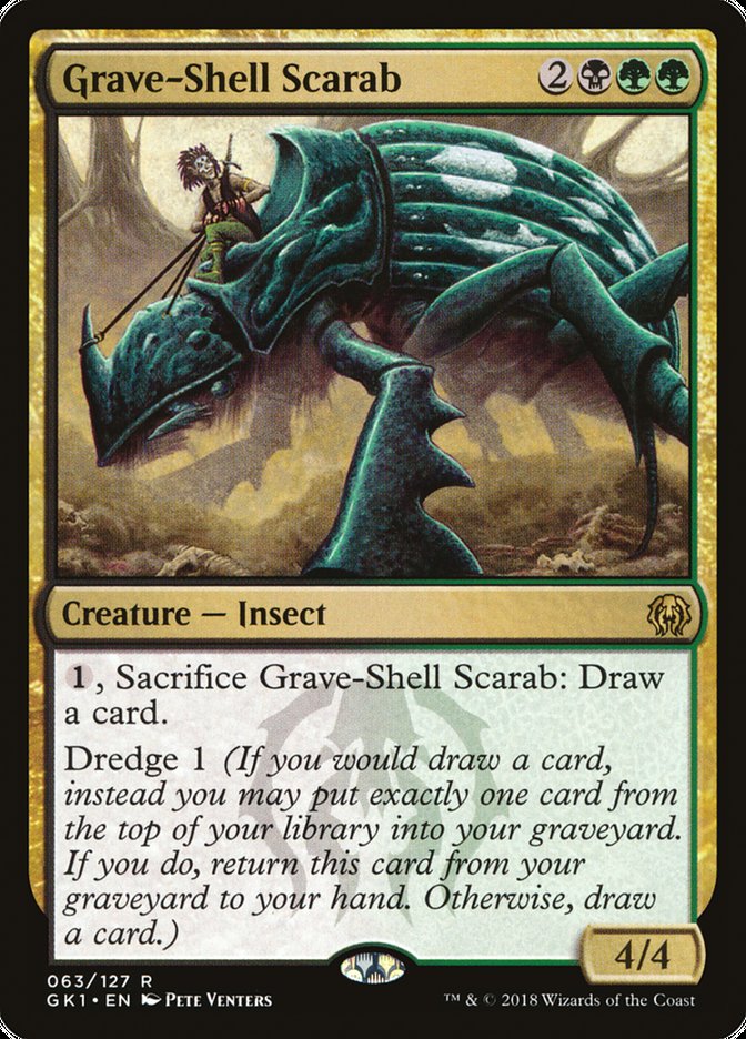 Grave-Shell Scarab [Guilds of Ravnica Guild Kit] | Pandora's Boox