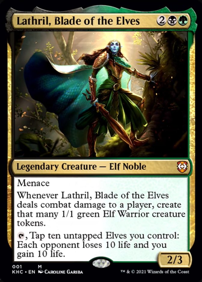 Lathril, Blade of the Elves [Kaldheim Commander] | Pandora's Boox