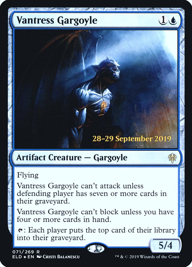 Vantress Gargoyle [Throne of Eldraine Prerelease Promos] | Pandora's Boox