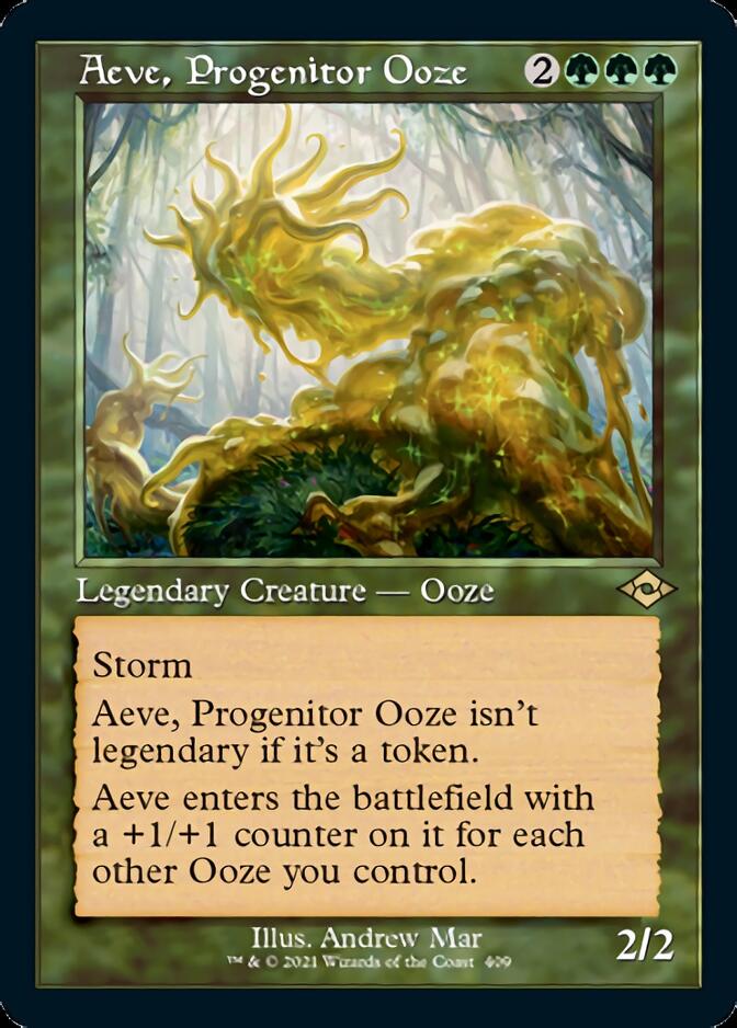 Aeve, Progenitor Ooze (Retro Foil Etched) [Modern Horizons 2] | Pandora's Boox
