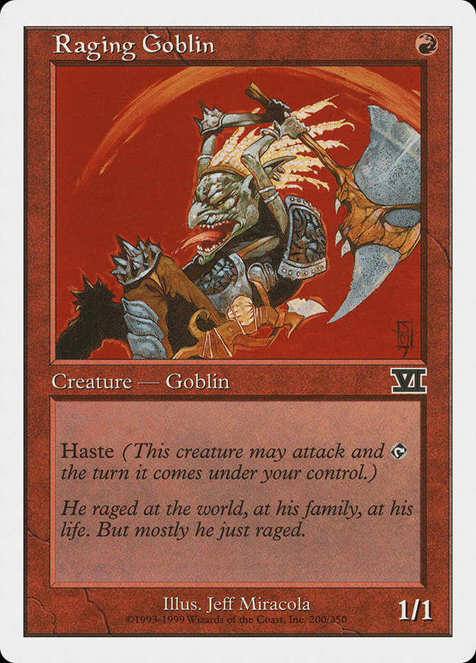 Raging Goblin [Classic Sixth Edition] | Pandora's Boox