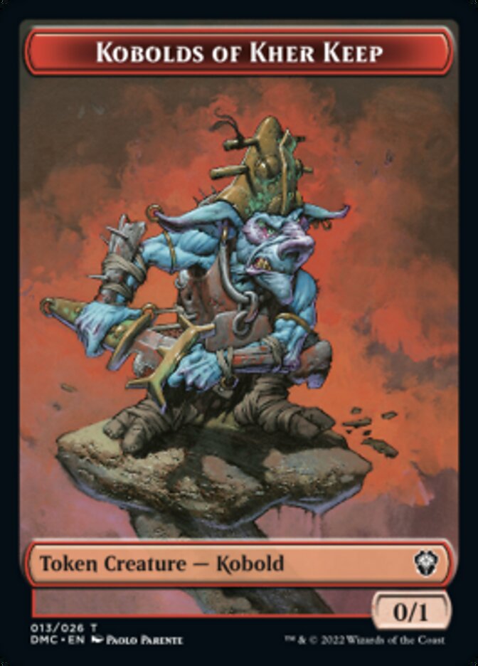 Kobolds of Kher Keep Token [Dominaria United Commander Tokens] | Pandora's Boox