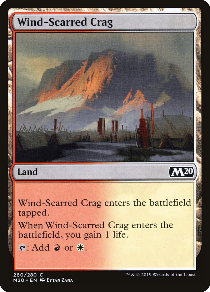 Wind-Scarred Crag [Core Set 2020] | Pandora's Boox