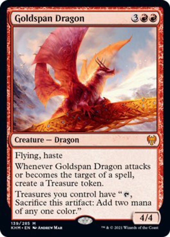 Goldspan Dragon [Kaldheim] | Pandora's Boox
