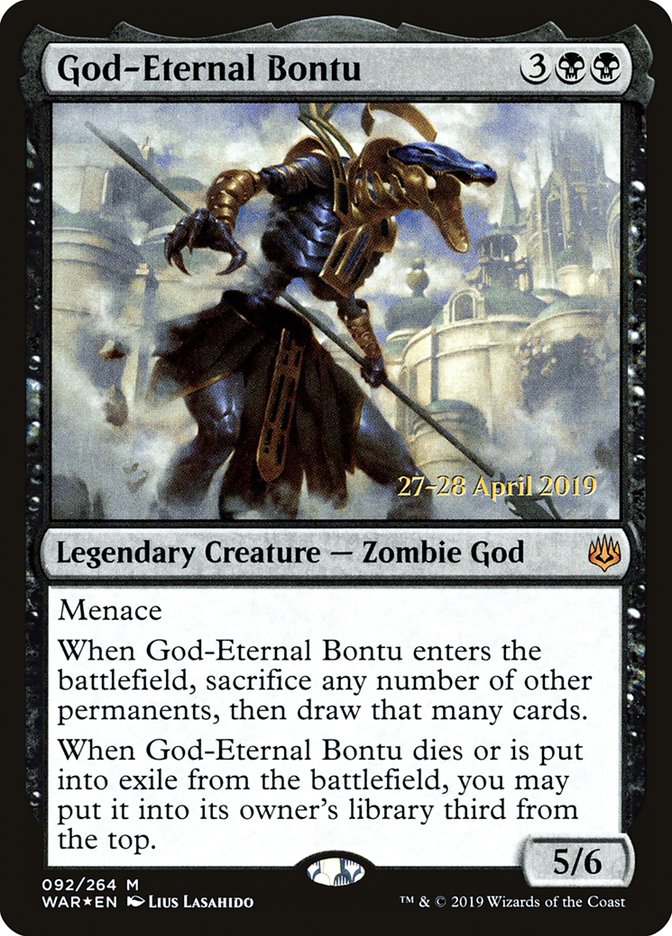 God-Eternal Bontu [War of the Spark Prerelease Promos] | Pandora's Boox