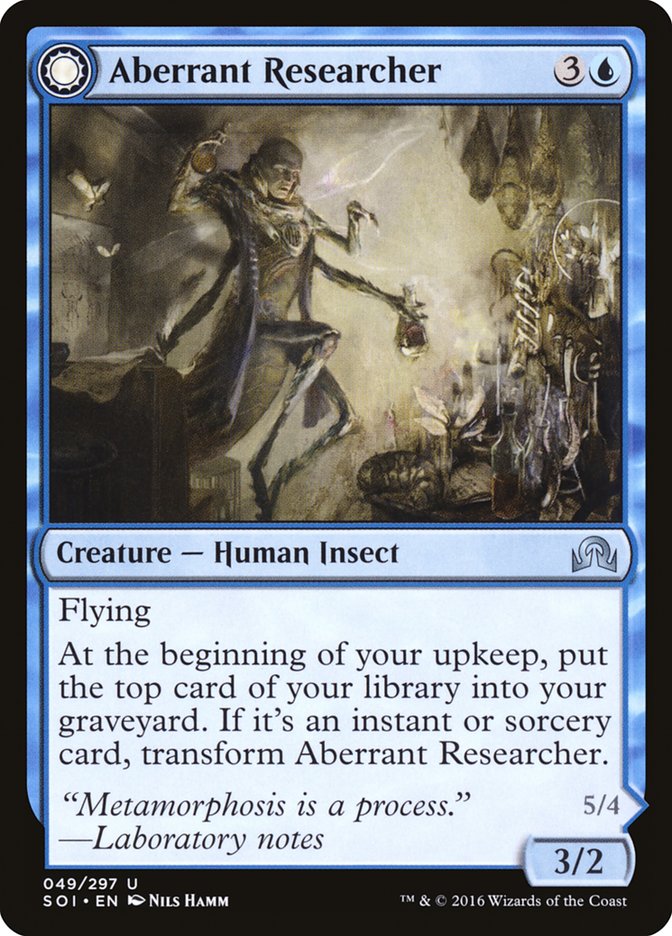 Aberrant Researcher // Perfected Form [Shadows over Innistrad] | Pandora's Boox