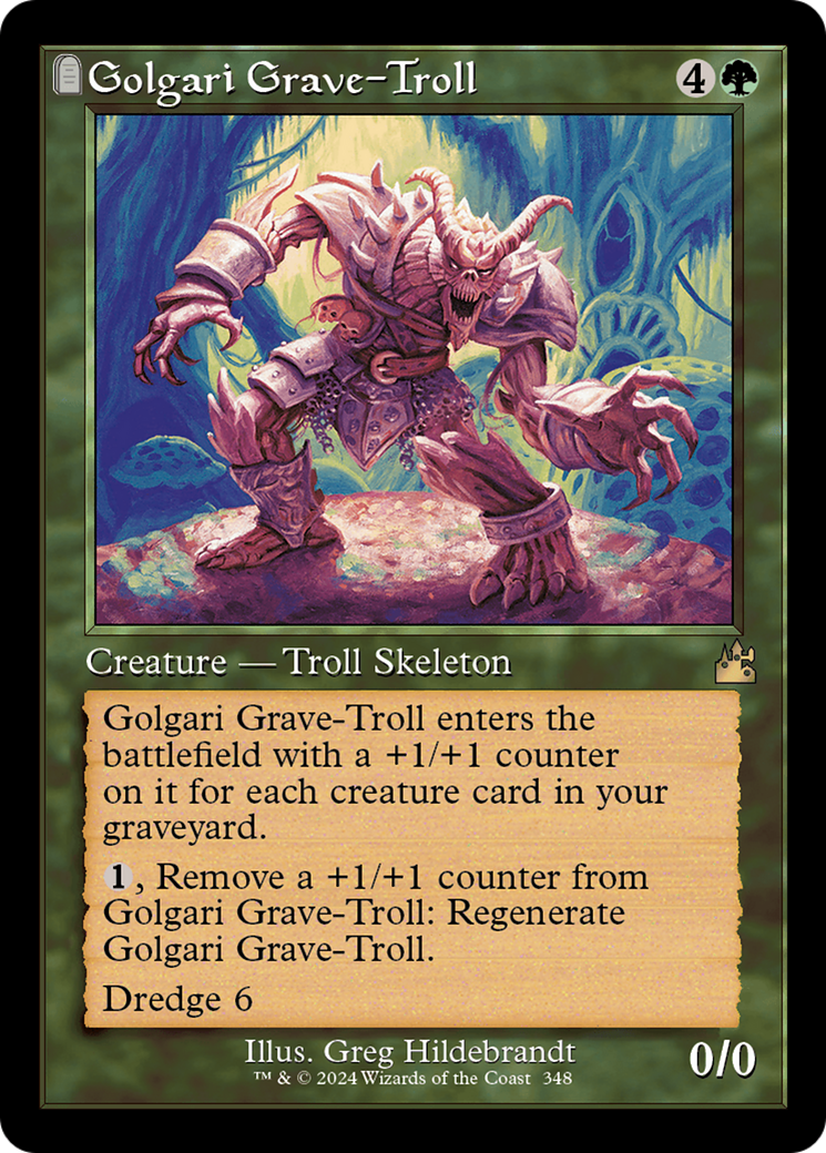Golgari Grave-Troll (Retro Frame) [Ravnica Remastered] | Pandora's Boox
