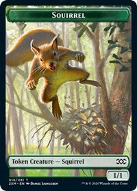 Squirrel // Thopter (008) Double-Sided Token [Double Masters Tokens] | Pandora's Boox