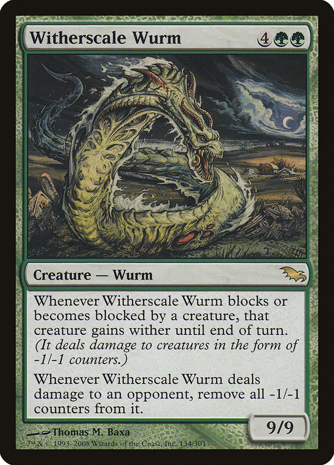 Witherscale Wurm [Shadowmoor] | Pandora's Boox