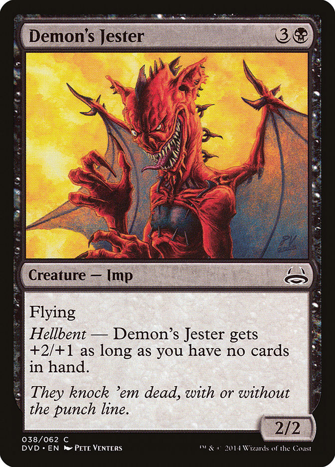Demon's Jester (Divine vs. Demonic) [Duel Decks Anthology] | Pandora's Boox