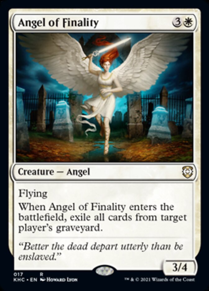Angel of Finality [Kaldheim Commander] | Pandora's Boox
