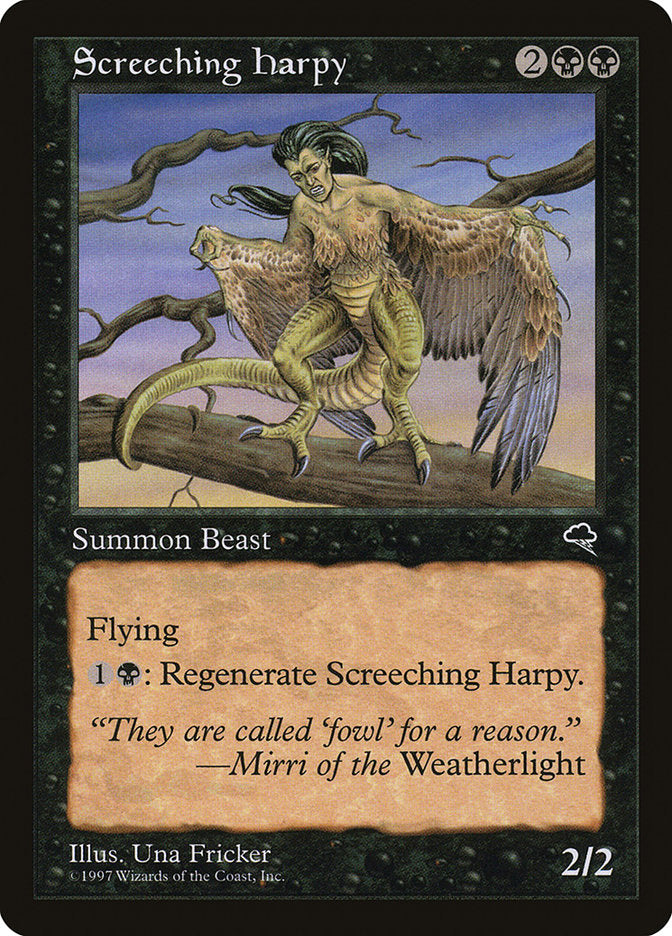 Screeching Harpy [Tempest] | Pandora's Boox