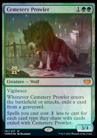 Cemetery Prowler [Innistrad: Crimson Vow Prerelease Promos] | Pandora's Boox